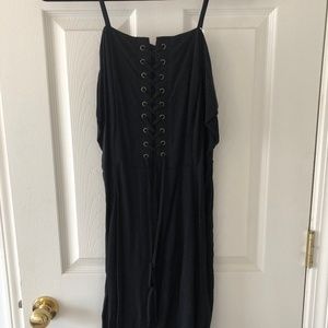 Mossimo Tie Up Black Dress